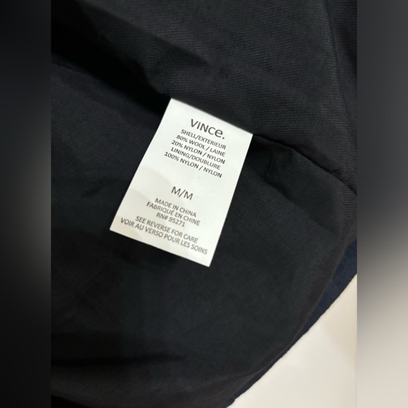 Vince Designer Kids Heavy Wool Double Breasted Coat Size Medium - Picture 15 of 15